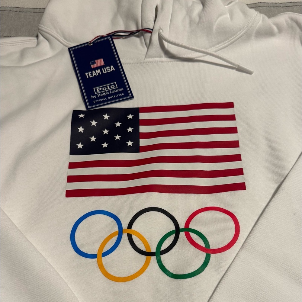 Polo by Ralph Lauren White Olympic Flag Sweater